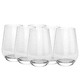 thumbnail image 1 of Juego de 6 Vasos de Vidrio Soplado Cristar 460 ml Sicilia, 1 of 6