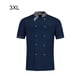 thumbnail image 4 of Minnieouse Textura Ajuste cómodo - Delantal de cocina de poliéster duradero Tela transpirable Resistente al desgaste Hebilla que no destiñe Camisetas Azul XXXL, 4 of 6