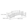 thumbnail image 4 of MOVTOTOP Miniature Garden Arch Bridge for Decoration Grey PLA Material Waterproof and Durable 7.8 Inches, 4 of 8