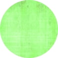 thumbnail image 1 of Ahgly Company Indoor Round Solid Green Modern Area Rugs, 7' Round, 1 of 4