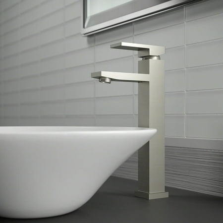 sir faucet 721-bn brushed nickel vessel faucet