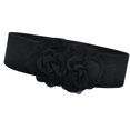 thumbnail image 4 of Cinturón de cintura elástica elegante para mujeres Cinturón elástico para ropa Decoración de la blusa de ropa Negro, 4 of 8