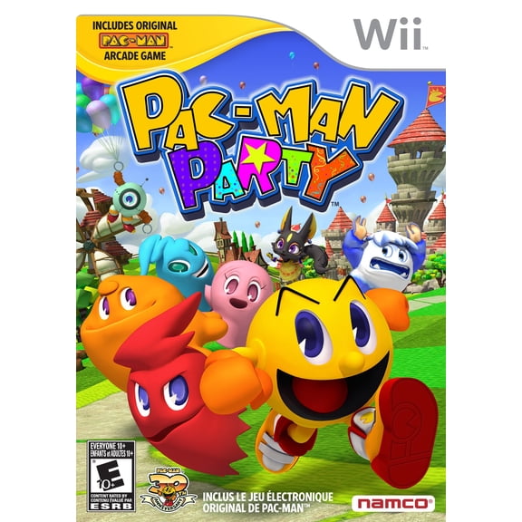 Nintendo Wii, Parental Controls, Pac-Man Party Video Game, 2010, Everyone Rating