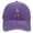 R Purple, variant on Unisex Cancer Awareness Washed Baseball Cap for Men Women Summer Outdoor Sun Protection Hat Black