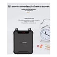 thumbnail image 5 of Amplificador de Voz Portátil IPX6 de 30 W, Resistente Al Agua, con Micrófono Inalámbrico y Altavoz Bluetooth para Profesores y Guías Turísticos., 5 of 5
