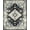 Black Ivory Gray, Pattern 1, variant on ODIKA 8'x10' Washable Area Rug Durable, Non-Slip Farmhouse Distressed Abstract Border Ornamental Desk Dining Under for Living Room, Sectional, Family