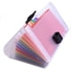 thumbnail image 1 of Mini Document File, 13 Compartments Small Folders Colored 24 Labels Index Case (7.1 x 4.45 x 1.1 inches), 1 of 4