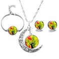 thumbnail image 1 of Explosions  Time Gem Pendant Necklace Jewelry Set Earrings Bracelet Jewelry, 1 of 6