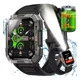 thumbnail image 1 of Smartwatch Hombre Iowodo W60c 2.1'' Reloj Inteligente Bluetooth Llamada, Smart Watch Militar, 900mah, Luz Led Súper Brillante, Asistente De Voz, Ip68, 1 of 8