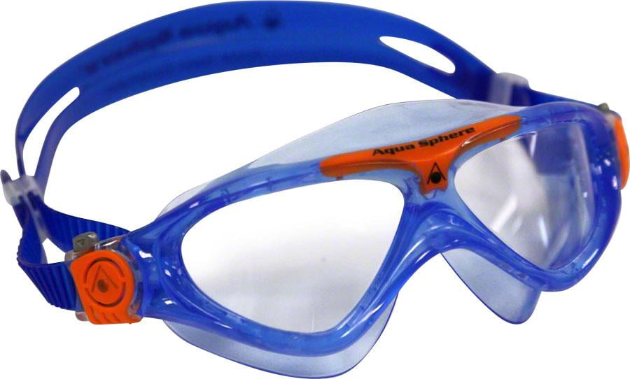 Aqua Sphere Vista Jr Goggles: Glitter Pink with Clear Lens by Aqua Sphere