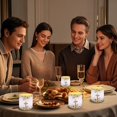 thumbnail image 5 of Kuiaobaty 4 Pieces Flickering Flameless LED Lights Candles Battery Powered LED Candles for Valentine Party Wedding Birthday Party Outdoor with Remote Cross Sunflower Lavender Flower Pattern, 5 of 7