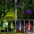 thumbnail image 3 of Luz solar de flores que cambia de color 7 colores que cambian la luz de jardín de fibra óptica LED, 3 of 9