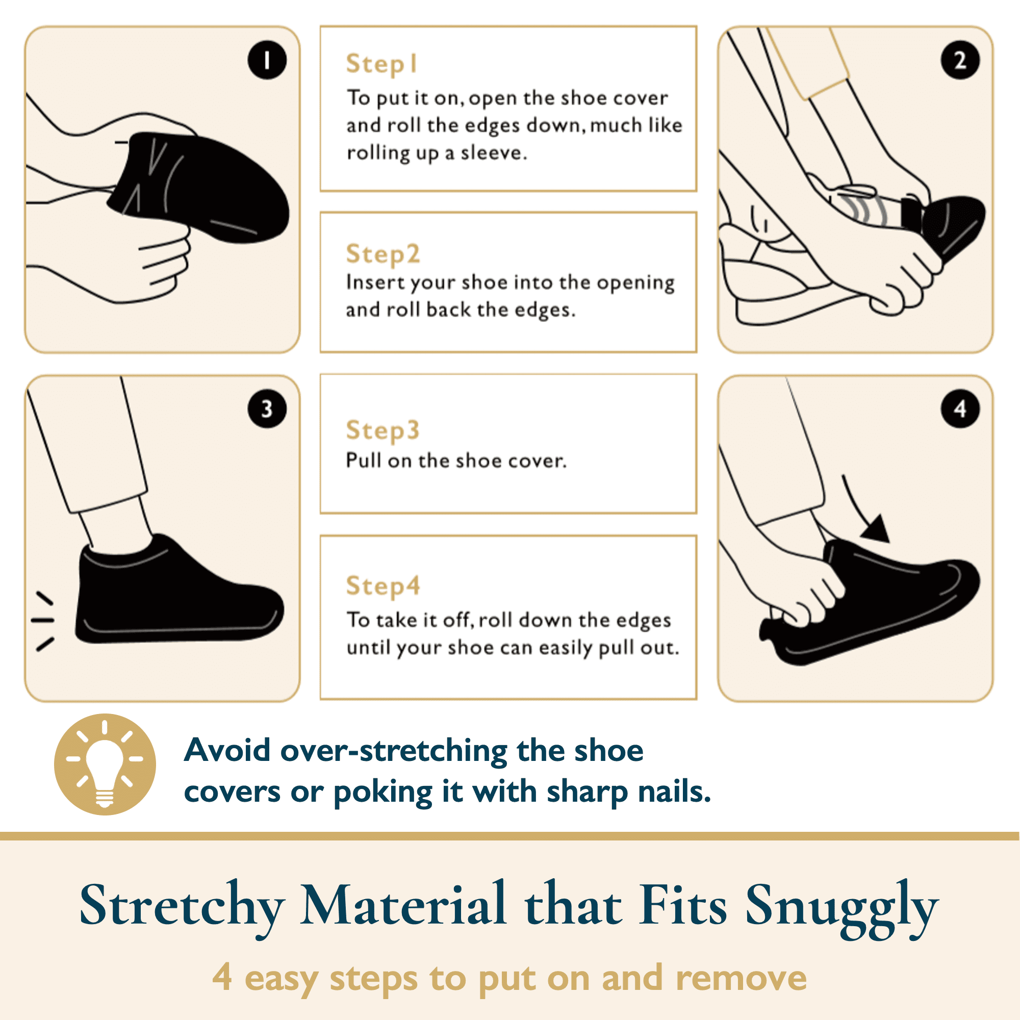 Step on shoe covers hotsell