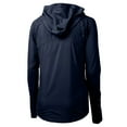 thumbnail image 3 of Women's Cutter & Buck Navy Michigan Wolverines Adapt Eco Knit Hybrid Recycled Full-Zip Hoodie, 3 of 3