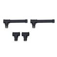 thumbnail image 2 of Staircase Handrail Black Iron with 4 Wall Support Industrial Black Iron 10 FT, 2 of 16