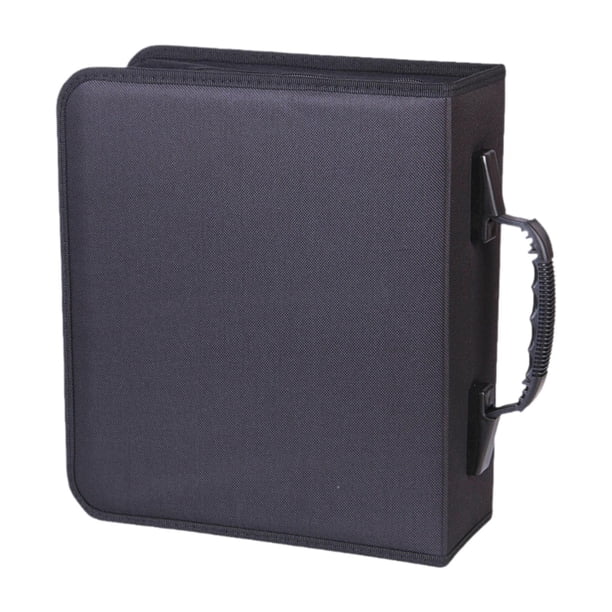 Estuche para CD, versátil, resistente al polvo, portátil, de tela Oxford, con gran capacidad para 320 CD y DVD, ideal para viajes.