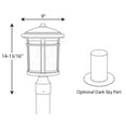 thumbnail image 2 of Progress Lighting - One Light Post Lantern - Wish LED - Outdoor Light - 1 Light, 2 of 2