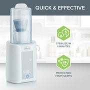 Chicco Digital Bottle Warmer & Sterilizer for Breast Milk, Formula, and Baby Food - White, New