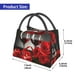 thumbnail image 2 of Easygdp Red Wine Rose Bolsa de Almuerzo Insulada Reutilizable, Bolsa de Mano y Bandolera para Oficina, Trabajo, Viajes, 2 of 6