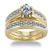 1ct 14kt Tt Ks Sparkle Bridal Set