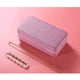 thumbnail image 3 of Caja de almacenamiento para joyas Qarigey organizador de viaje rosa, 3 of 6