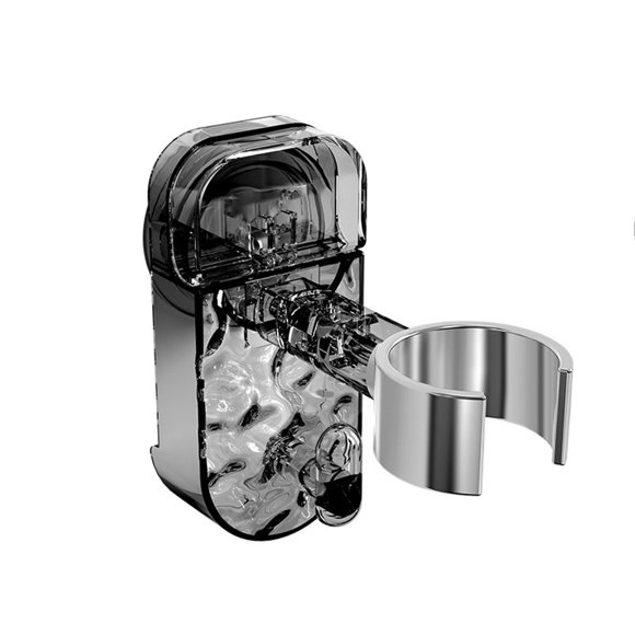 Ondulación de agua secador de pelo estante de almacenamiento ventosa baño secador de pelo soporte