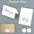 thumbnail image 2 of Sinkoo 20 Pack Thank You Cards Bulk with Kraft Envelopes & Stickers, 3.5x5 Inches, Minimalist Design, Perfect for Business, Weddings, Baby & Bridal Showers, Graduations & Funerals, 2 of 7