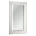 thumbnail image 5 of Head West Chrome and White Tile Textured Frame Vanity Accent Mirror - 17" x 29", 5 of 9