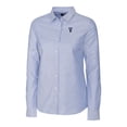 thumbnail image 2 of Women's Cutter & Buck Light Blue Villanova Wildcats Oxford Stretch Long Sleeve Button-Up Shirt, 2 of 3
