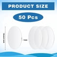 thumbnail image 2 of 100 Pcs Clear Acrylic Sheets, 4Inch Round Acrylic Disc, 0.1cm Thick Round Clear Acrylic Sheet Clear Round Acrylic Sheet, 2 of 7
