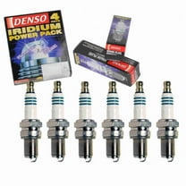 6 pc DENSO 5372 Iridium Power Spark Plugs for IX24 Ignition Wire Secondary