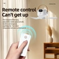 thumbnail image 3 of Portable Ceiling Fan Mini USB Camping Tent Fans Light with Remote Operated 4 Adjustable Wind Speeds for Outdoor Dorm, Tent Fan, Outdoor Cooling, Dorm Room Essentials, Compact Design, Lightweight Fan, 3 of 7