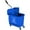 Blue, variant on HOMCOM Compact Mop Bucket with Wringer on Wheels 5 Gallon Yellow