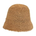 thumbnail image 5 of SikaFu Straw Hat Female Fresh Korean Version Various Japanese Shading Hat In Summer Thin Face And Weaving Face Fisherman Hat, 5 of 9