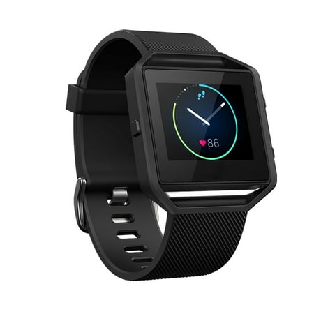 - Replacement Silicone Strap Wrist Band + Stainless Frame for Fitbit Blaze Watch by EEEkit