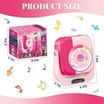thumbnail image 6 of Karaoke Machine for Kids, Portable Bluetooth Speaker with 1 Wireless Microphone, Gifts for Girls Ages 3, 4, 5, 6, 7, 8, 9, 6 of 8