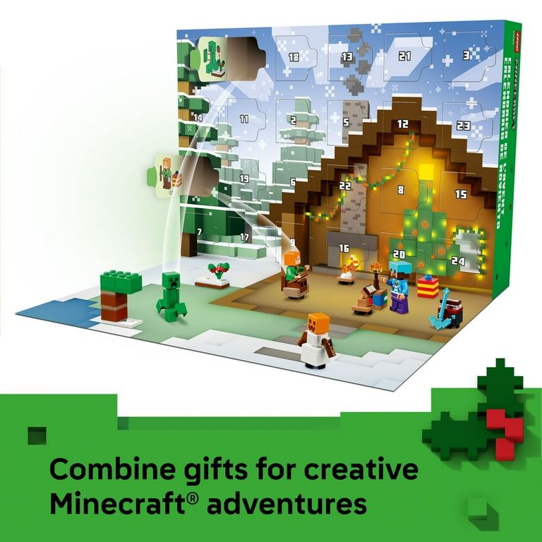 LEGO Minecraft Advent Calendar 2025 Building Toy - Kids Holiday