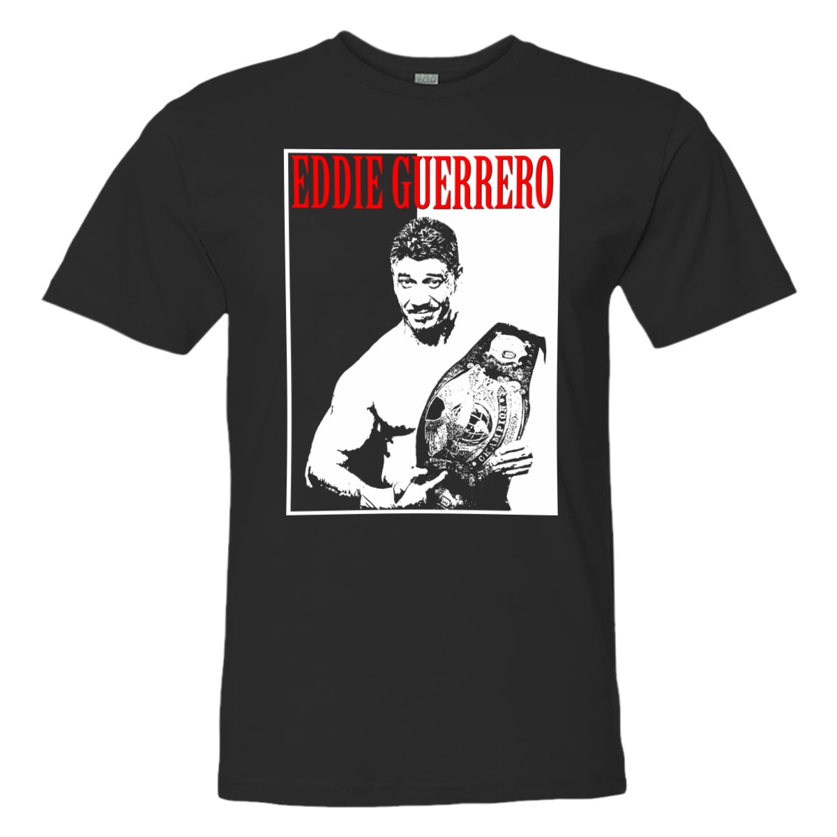 Pro Wrestling Tees Licensed Pro Wrestling Tees Adult Mens Unisex Eddie Guerrero Scarface Hq Fashion Tee Walmart Com Walmart Com