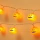 thumbnail image 5 of Fiudx Farol Colgante de Halloween, Cuentas de Luz Led, Adornos Colgantes Amarillos, Decoración Festiva para Fiestas, Iluminación para Bar, Karaoke, Dormitorio, Tamaño de 4,5 X 3 Cm, Funciona con Pila, 5 of 7