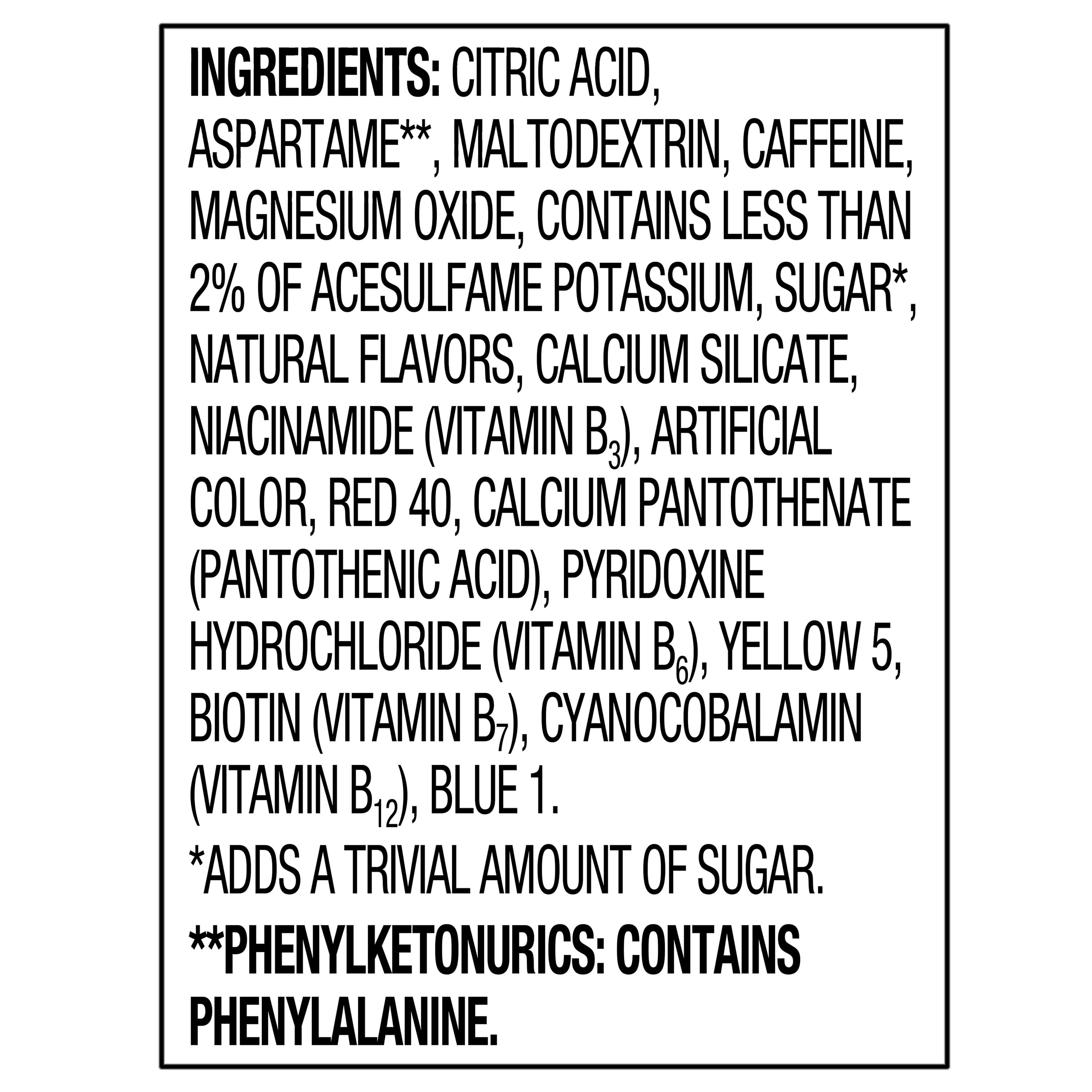 (12 pack) Great Value Energy Pomegranate Lemonade Sugar-Free Drink Mix, 0.09 oz Packets, 10 Count