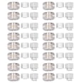 thumbnail image 1 of 3D Printer POM Pulley Wheel Set, 48PCS Rubber Bearing Wheel Eccentric Spacer Round Column Included 16 PCS POM Wheel 16 PCS Eccentric Spacer 16 PCS Round Column for DIY 3D Printers, 1 of 7