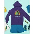 thumbnail image 3 of Cool Surfer Dinosaur Hoodie Juniors -Image by Shutterstock,  Large, 3 of 4