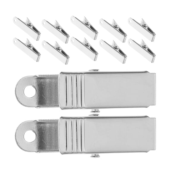 WEUVEB 24Pcs Portable Metal Wire Clamps with Strong Spring and Wide Alligator Grip