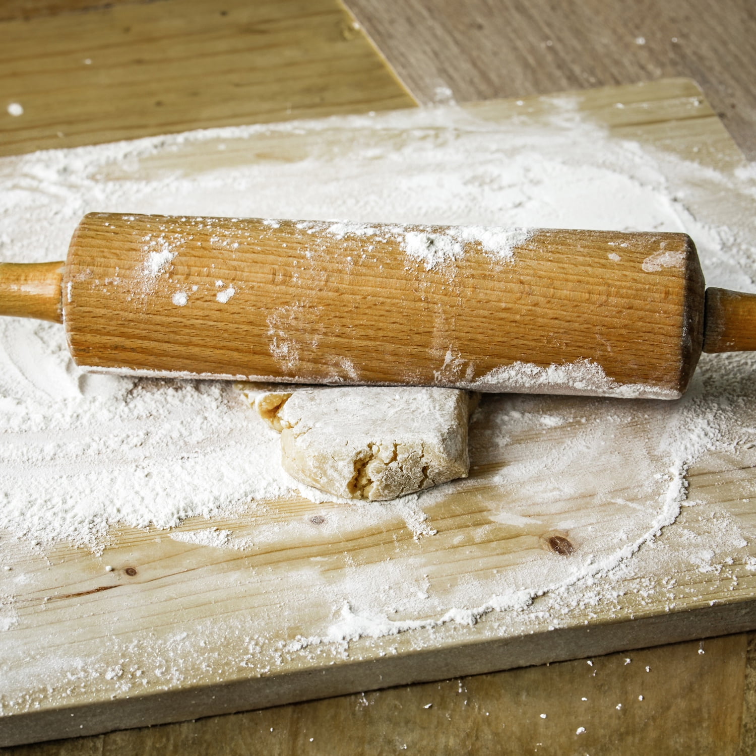 Better Houseware Wooden Rolling Pin with Nylon Bearings (Medium), 614