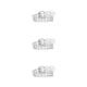 thumbnail image 4 of Cinturilla vaquera atemporal Sonducket para mujer con cinturón de doble hebilla Punk PU Blanco 110cm, 4 of 6