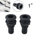 thumbnail image 1 of 2 Pcs Raccord de Coque Traversante Marine Connecteur de Coque pour Bateaux Noir, 1 of 9