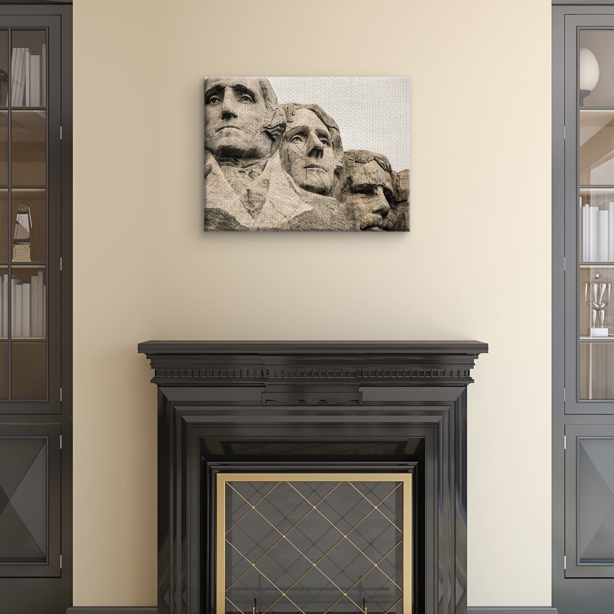 Masterpiece Art Gallery Rushmore By John Bakator Canvas Art Print 18" x 24"