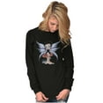 thumbnail image 3 of Betty Boop Cartoon Butterfly Mushroom Women's Long Sleeve T Shirt Brisco Brands L, 3 of 5