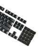 thumbnail image 2 of DIY Touches Transparentes Traitement Mat ABS RGB Touches Clavier de Jeu pour Interrupteurs CHERRY MX/Clone Noir Transparent, 2 of 9