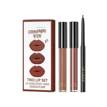 

Ularma Lip Gloss Rollers Lip Gloss Lip Plumper Lip Gloss Set Non Sticky Non Fading Moisturizing And Nourishing With Precise Lip Liner 3ml*3